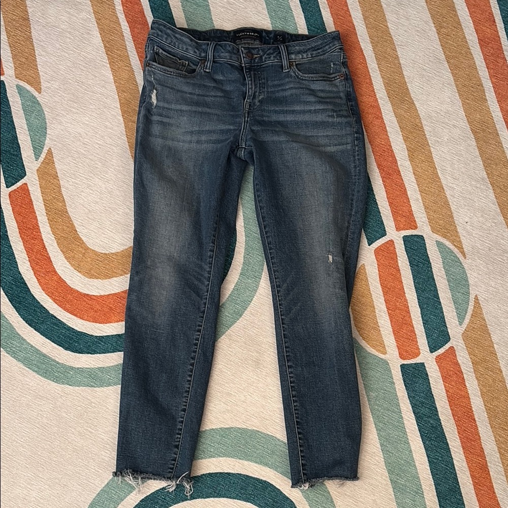 Lucky Brand women’s distressed jeans